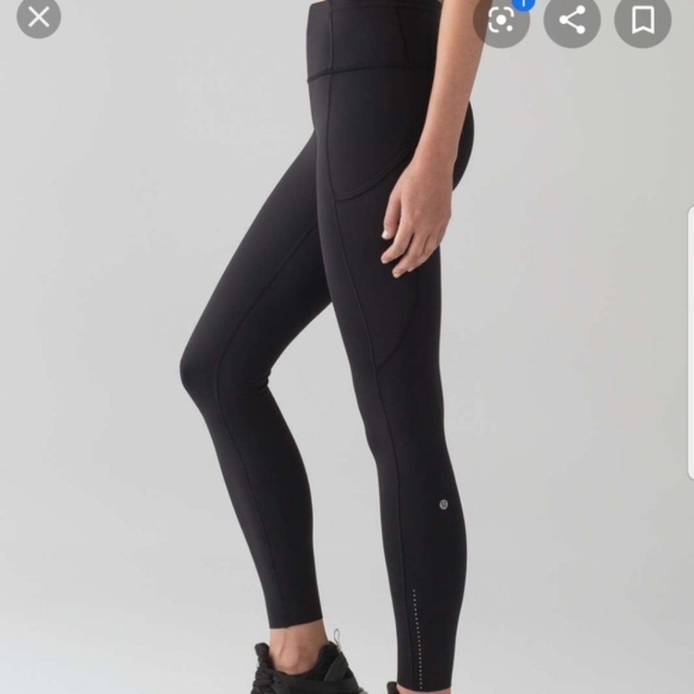 Lululemon Fast and Free Tight 25" in Black
